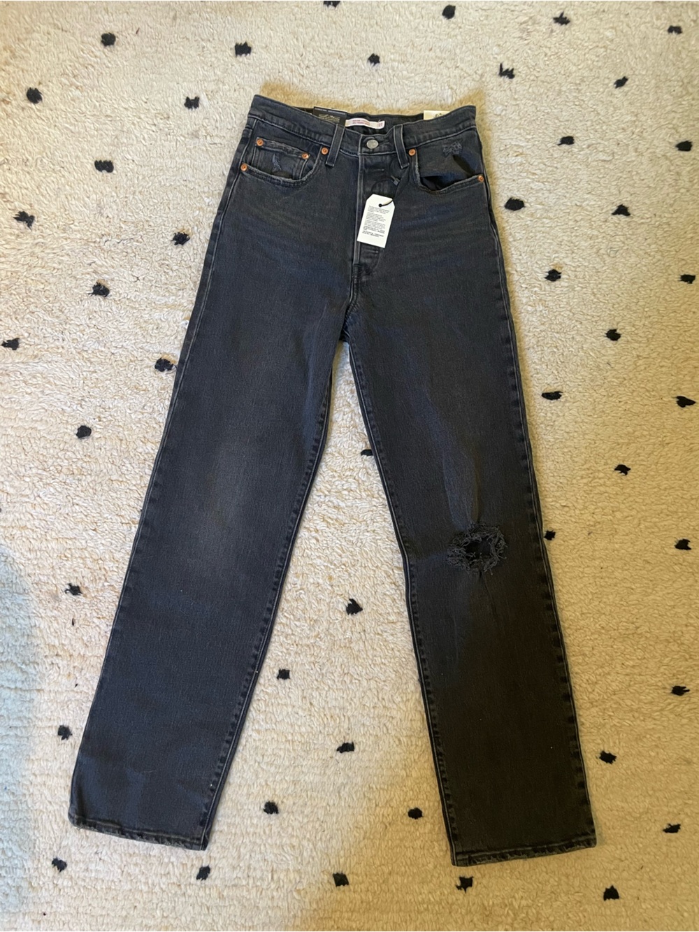 Levi's ribcage straight denim jeans
